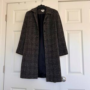 Ann Taylor Loft Tweed Lightweight Coat